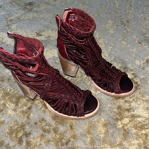 Free Bird Leather Heels